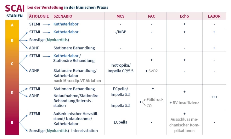 Patientenidentifikation entlang des Spektrums des kardiogenen Schocks: Wer kommt für eine mechanische Kreislaufunterstützung in Frage?