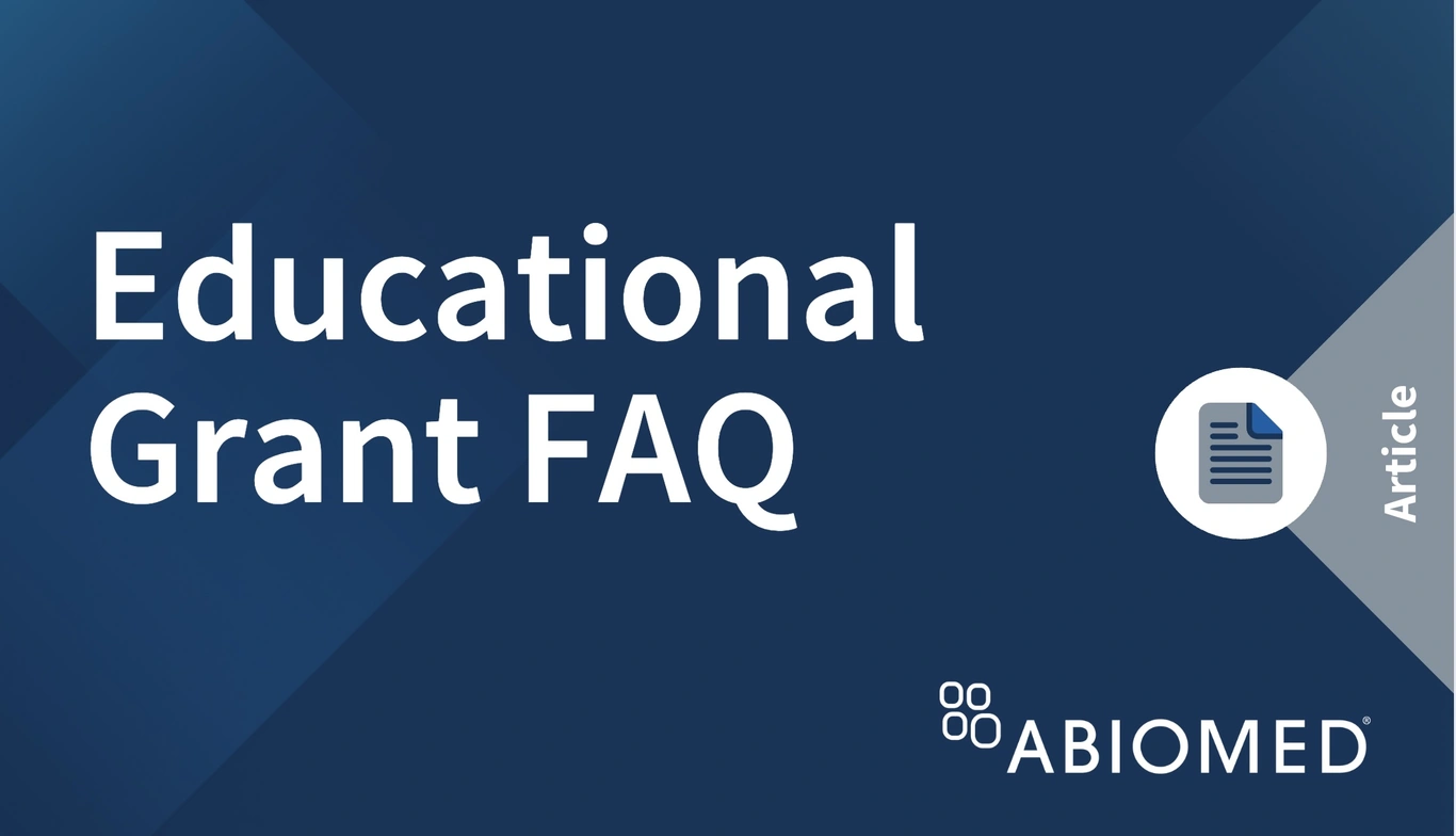 Educational Grant Frequently Asked Questions