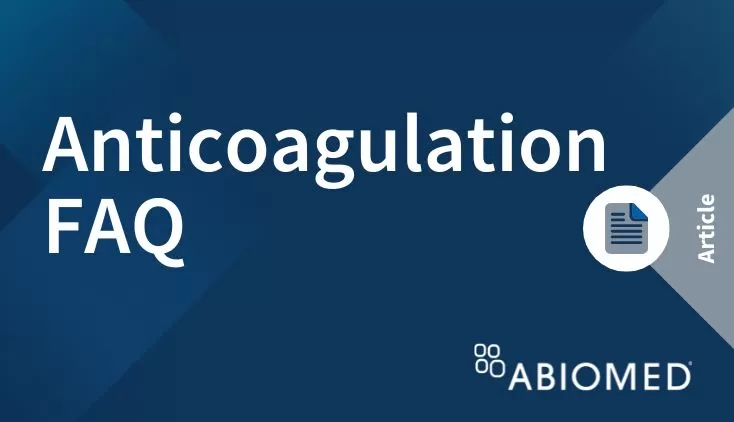 FAQ: Anticoagulation
